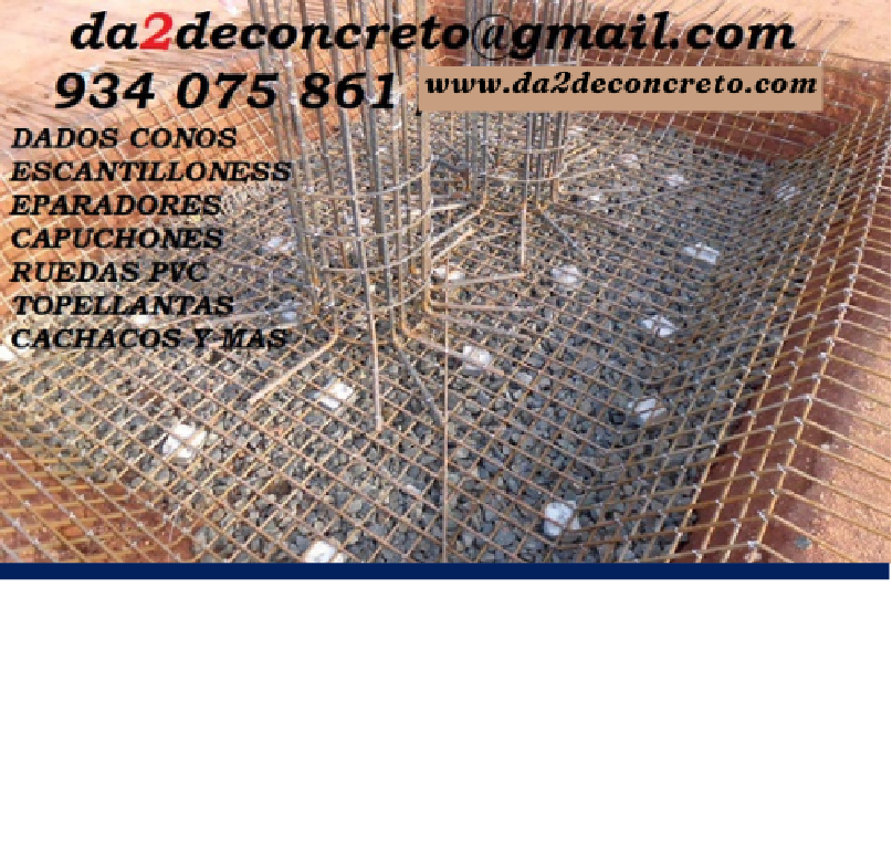 Imagen del producto Dados de concreto